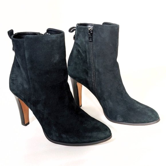 Coach Jemma black suede high heel boots - Picture 1 of 16